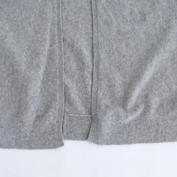 Aritzia Community Grey 54% Wool, 22% Yak Short Sleeve Cardigan XSmall - Picture 6 of 11